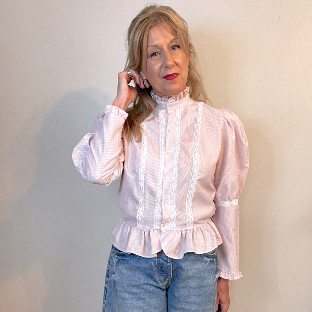 Vintage Topson of California Edwardian-style Blouse